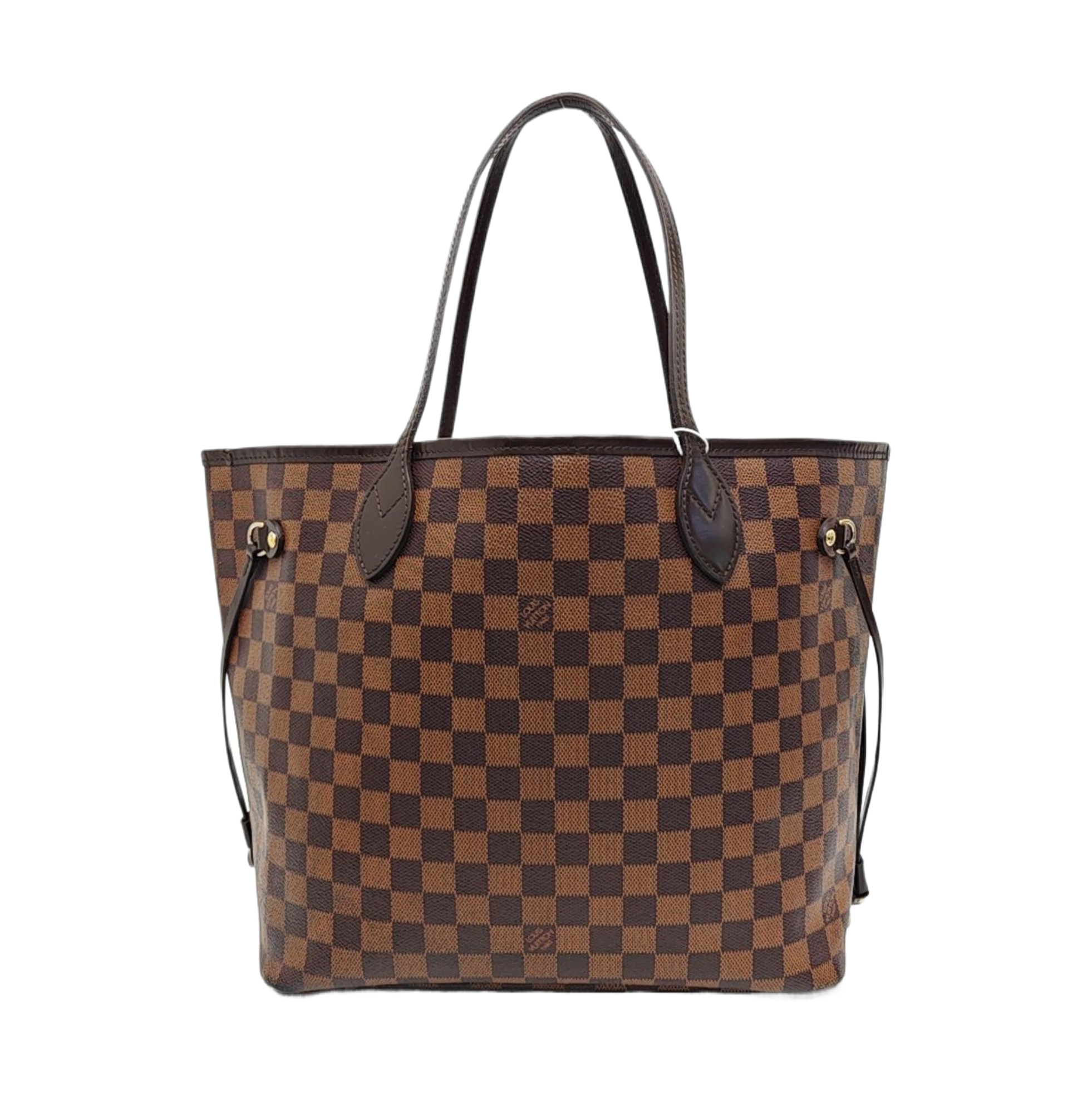 NEVERFULL MM Damier Ebene Coated Canvas Brown