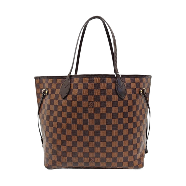 NEVERFULL MM Damier Ebene Coated Canvas Brown