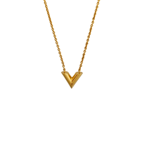 LV & ME Metal Gold Necklace