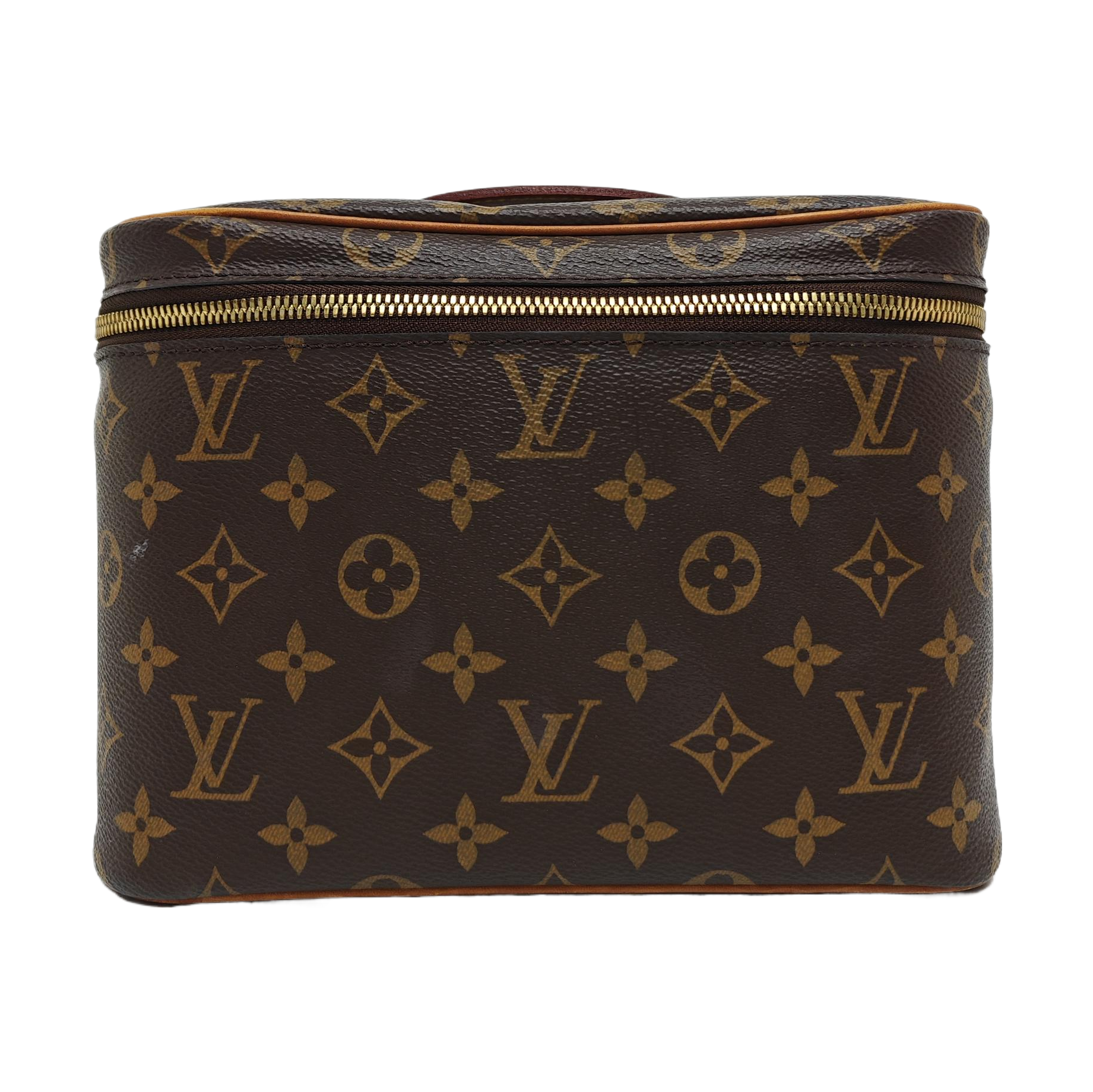 NICE BB Monogram Coated Canvas Brown