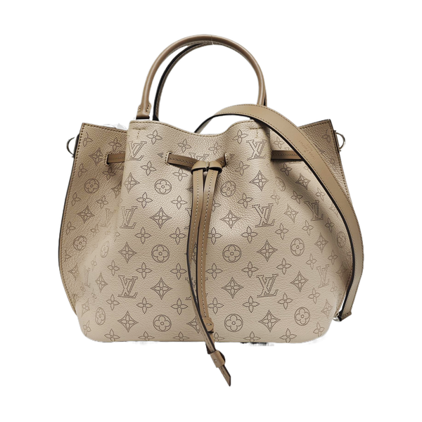 GIROLATA GM Monogram Calfskin Gray