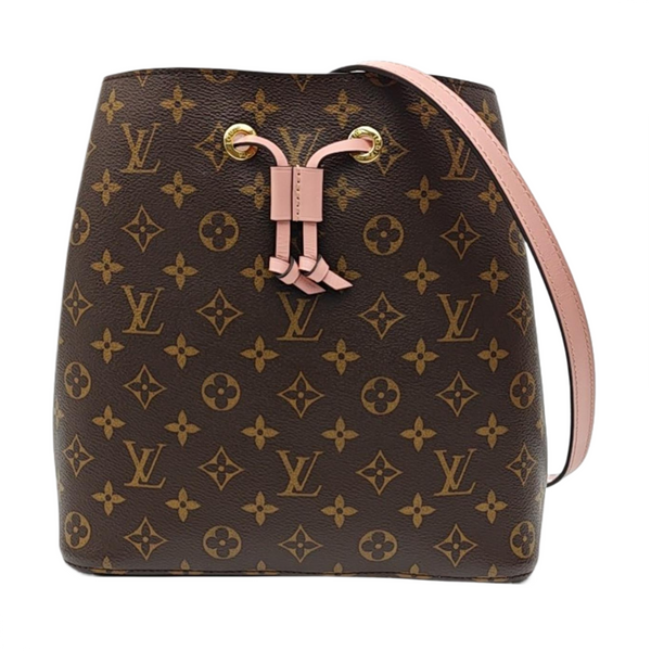 NÉONOÉ MM Monogram Coated Canvas Brown