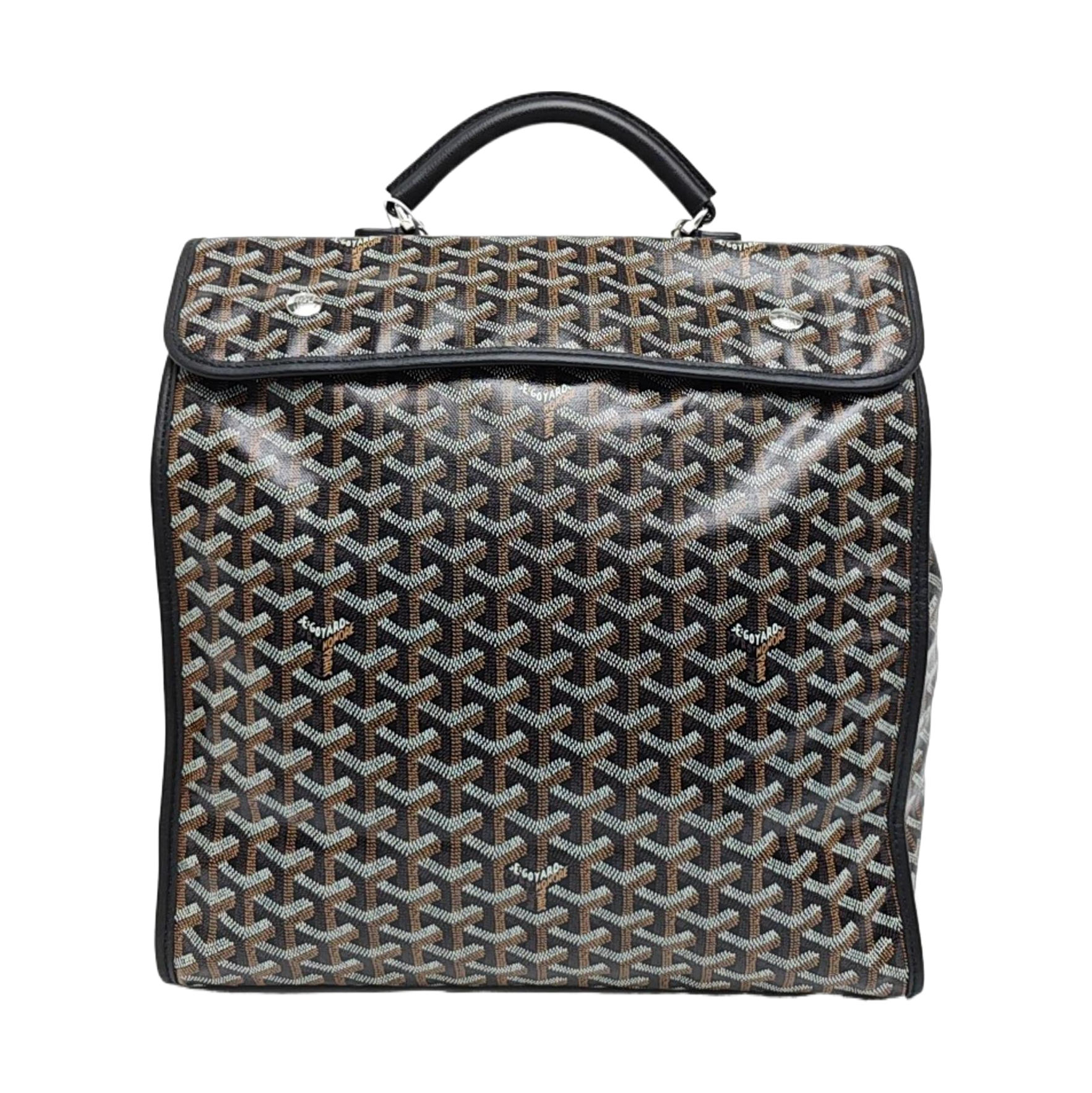 Saint Léger Coated Canvas Black