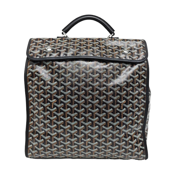 Saint Léger Coated Canvas Black
