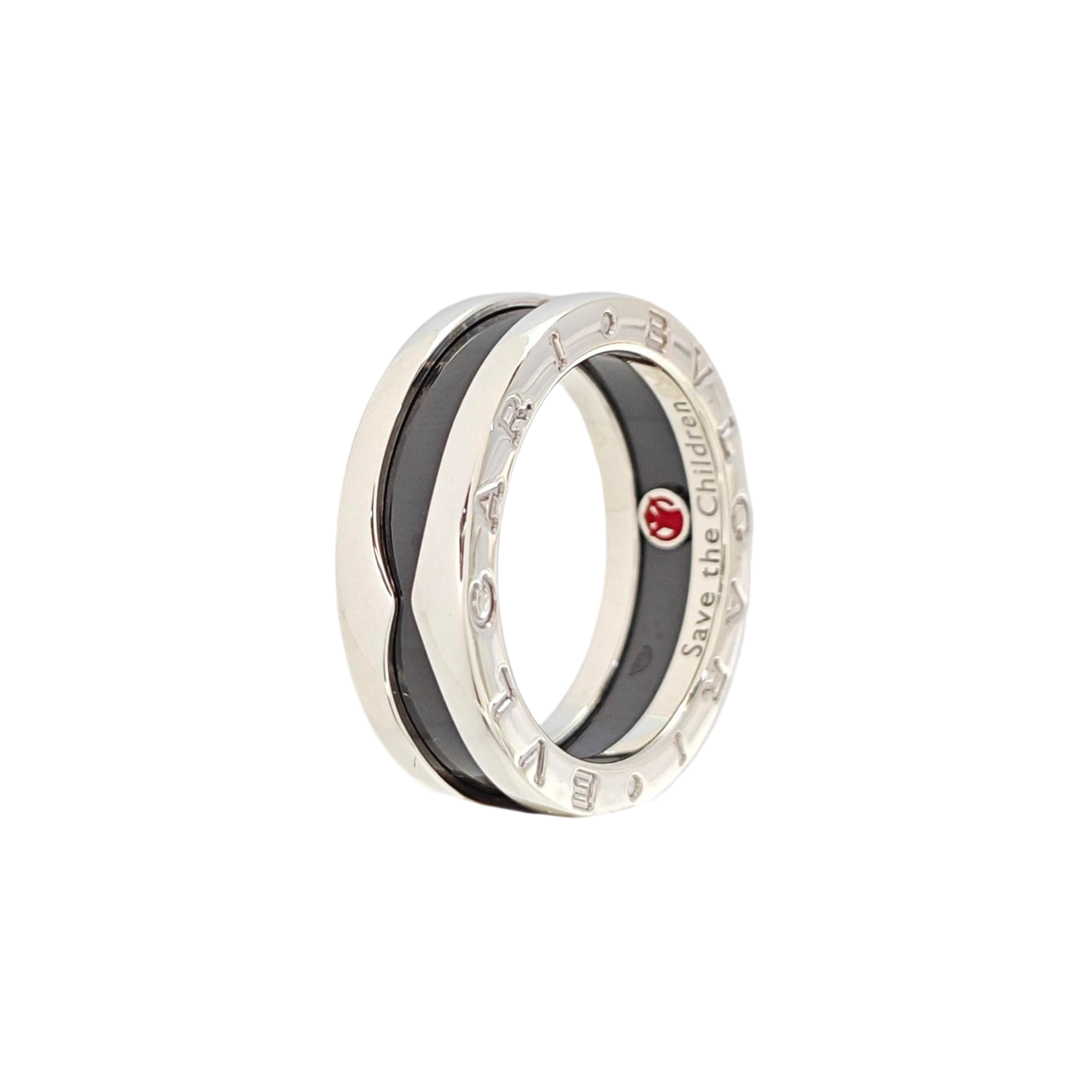 B.ZERO1 925 Sterling Silver Ring EU 54