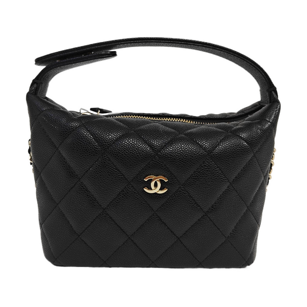 HOBO Quilted Grained Calfskin Black