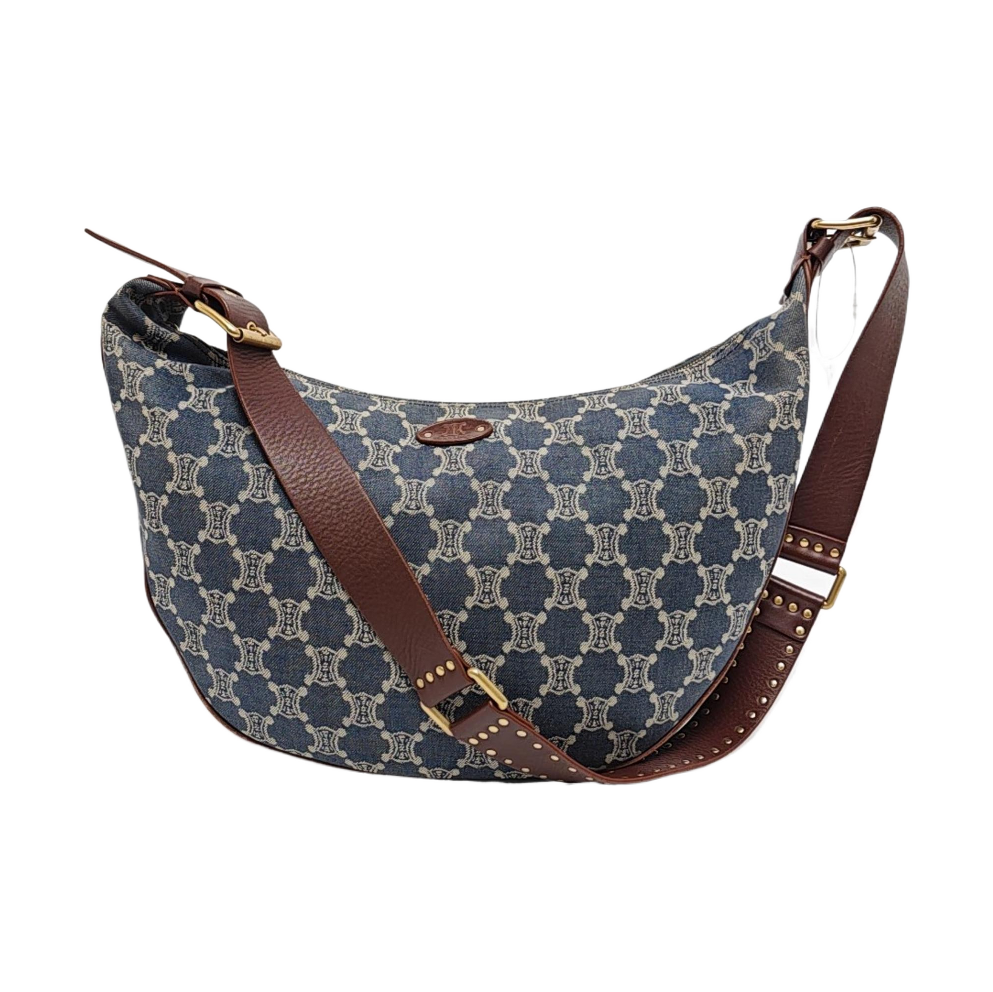 Denim Shoulder Bag Blue