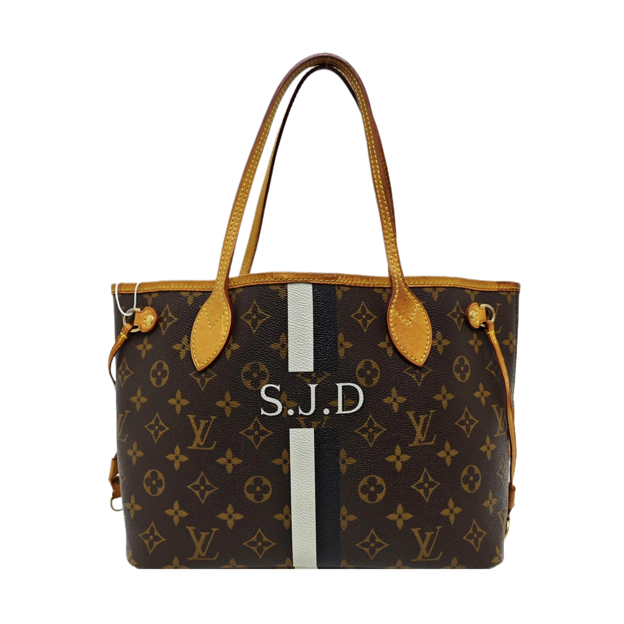 NEVERFULL PM Monogram Coated Canvas Brown