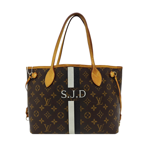 NEVERFULL PM Monogram Coated Canvas Brown