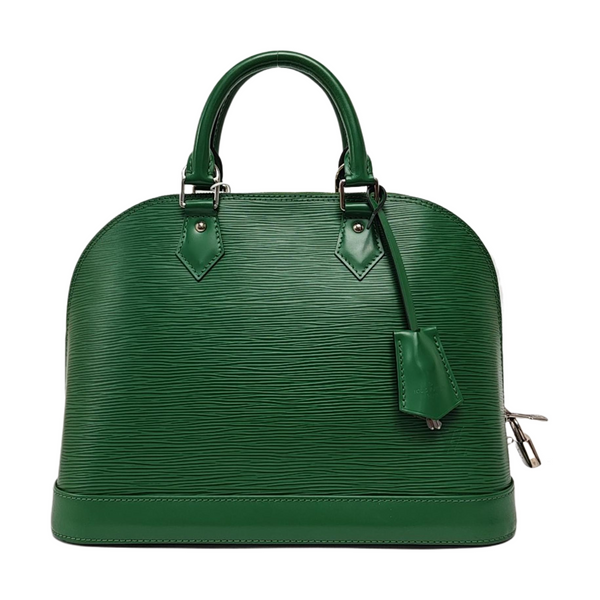 Authenticated pre-owned  ALMA PM Epi Green - Top Handle Bag at Looply