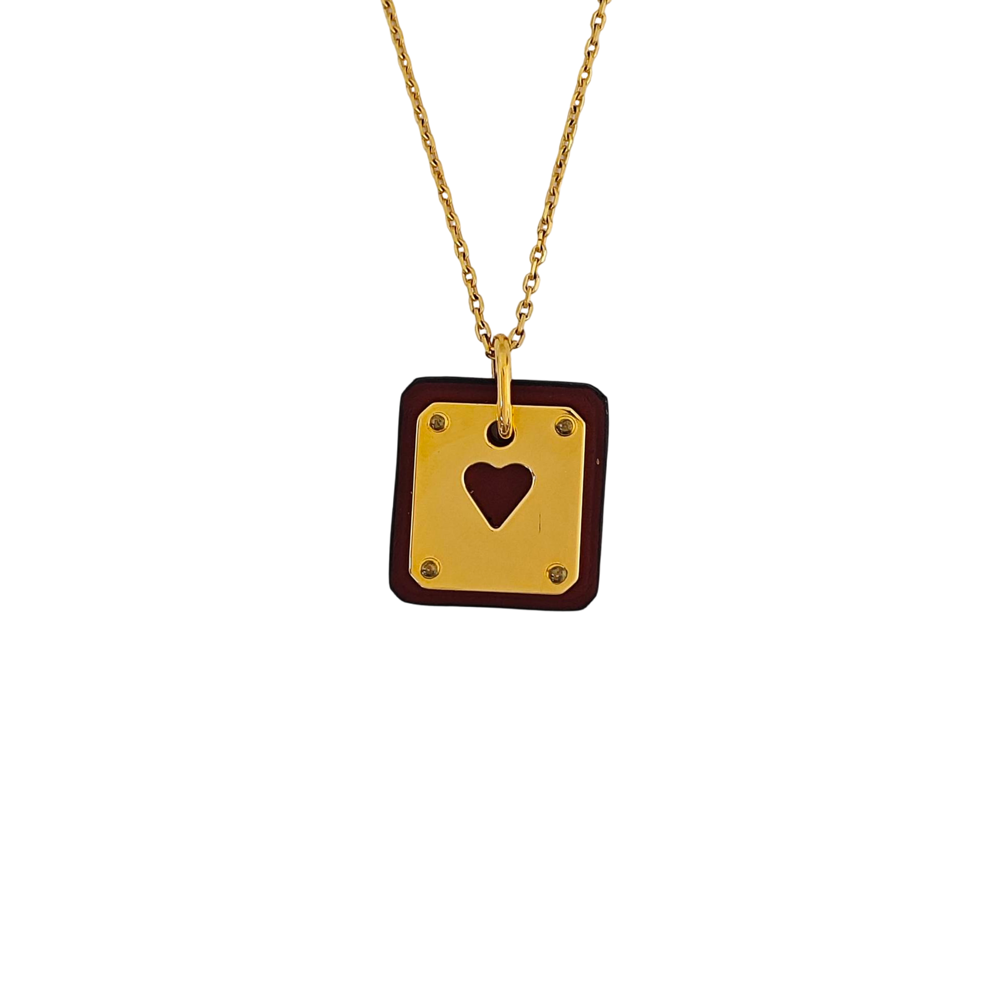 As De Coeur Metal Gold Necklace