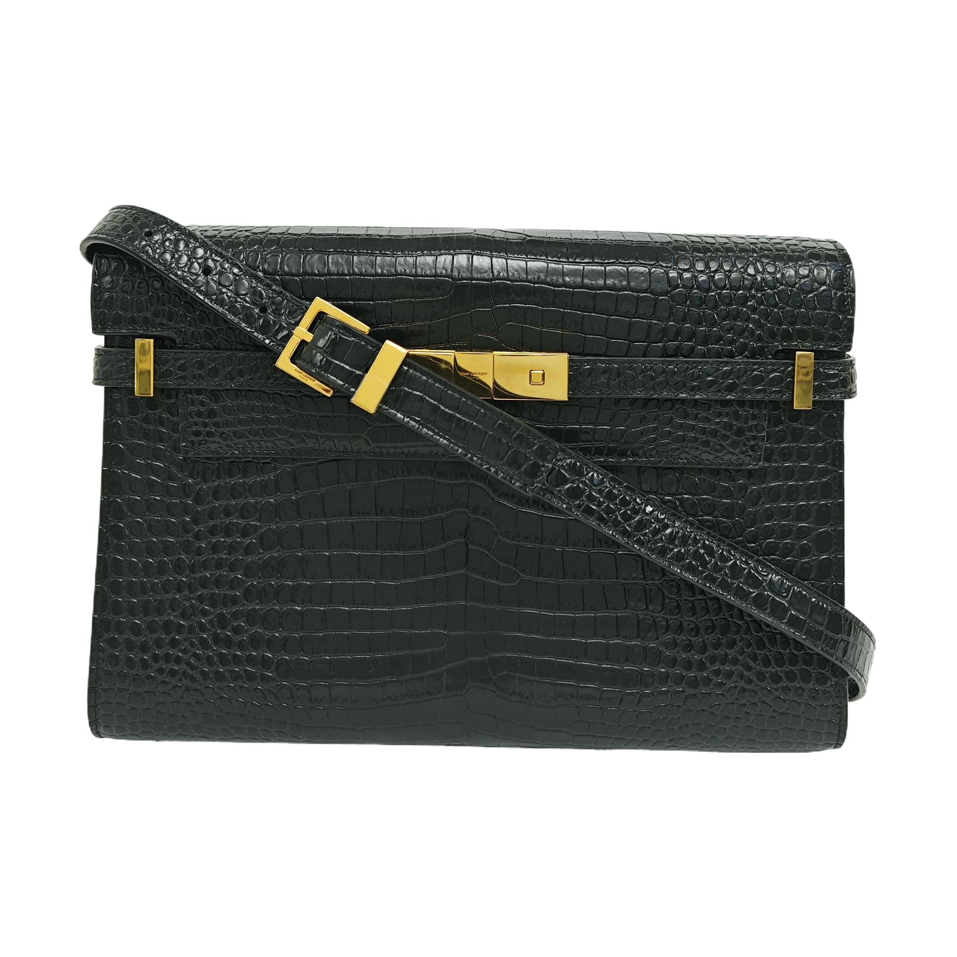 MANHATTAN Medium Calfskin Green