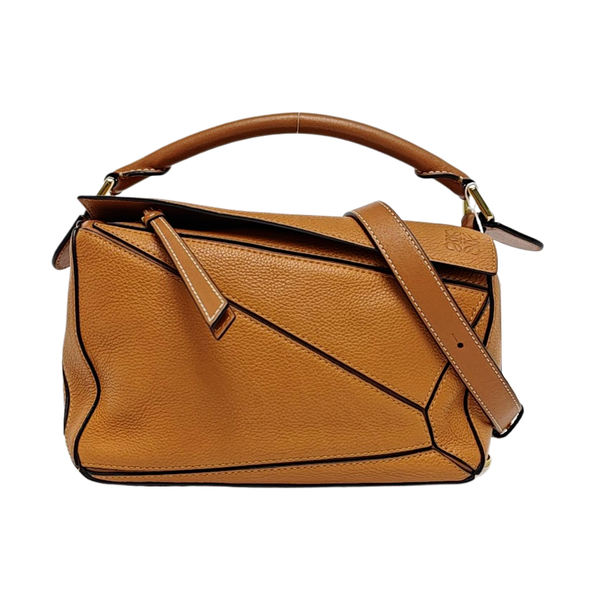 Puzzle Small Calfskin Brown