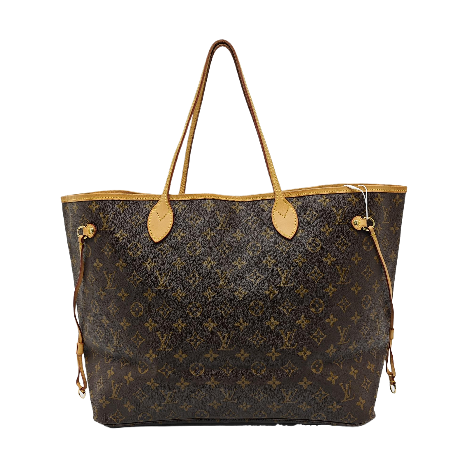 NEVERFULL GM Monogram Coated Canvas Brown