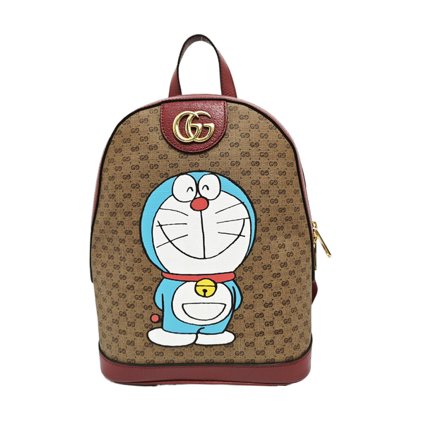Doraemon X Gucci Small Coated Canvas Multicolor