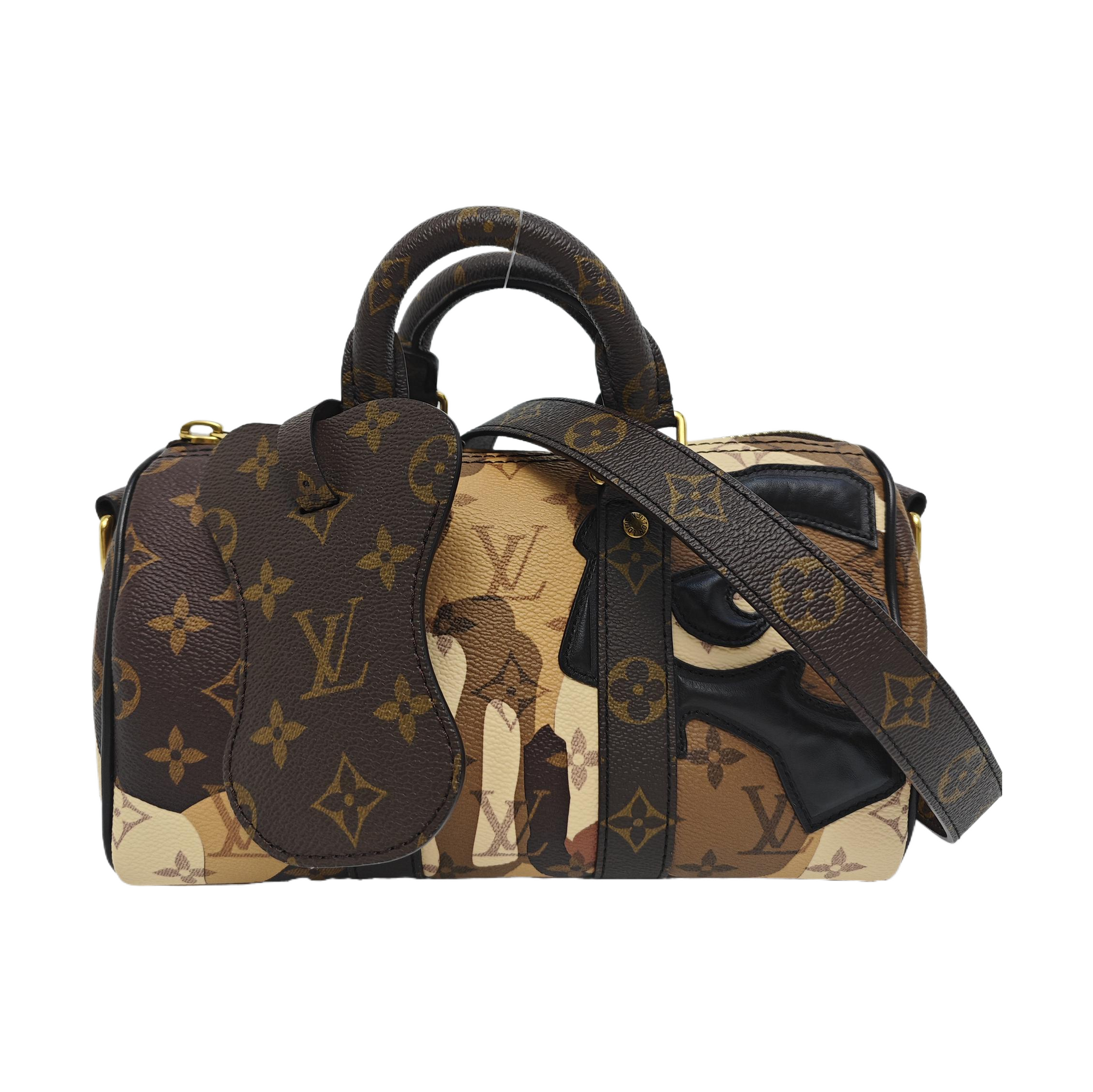 Monogram Coated Canvas Brown