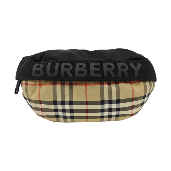 Fabric Belt Bag Brown