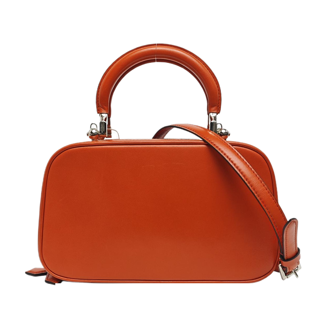 Calfskin Shoulder Bag Orange