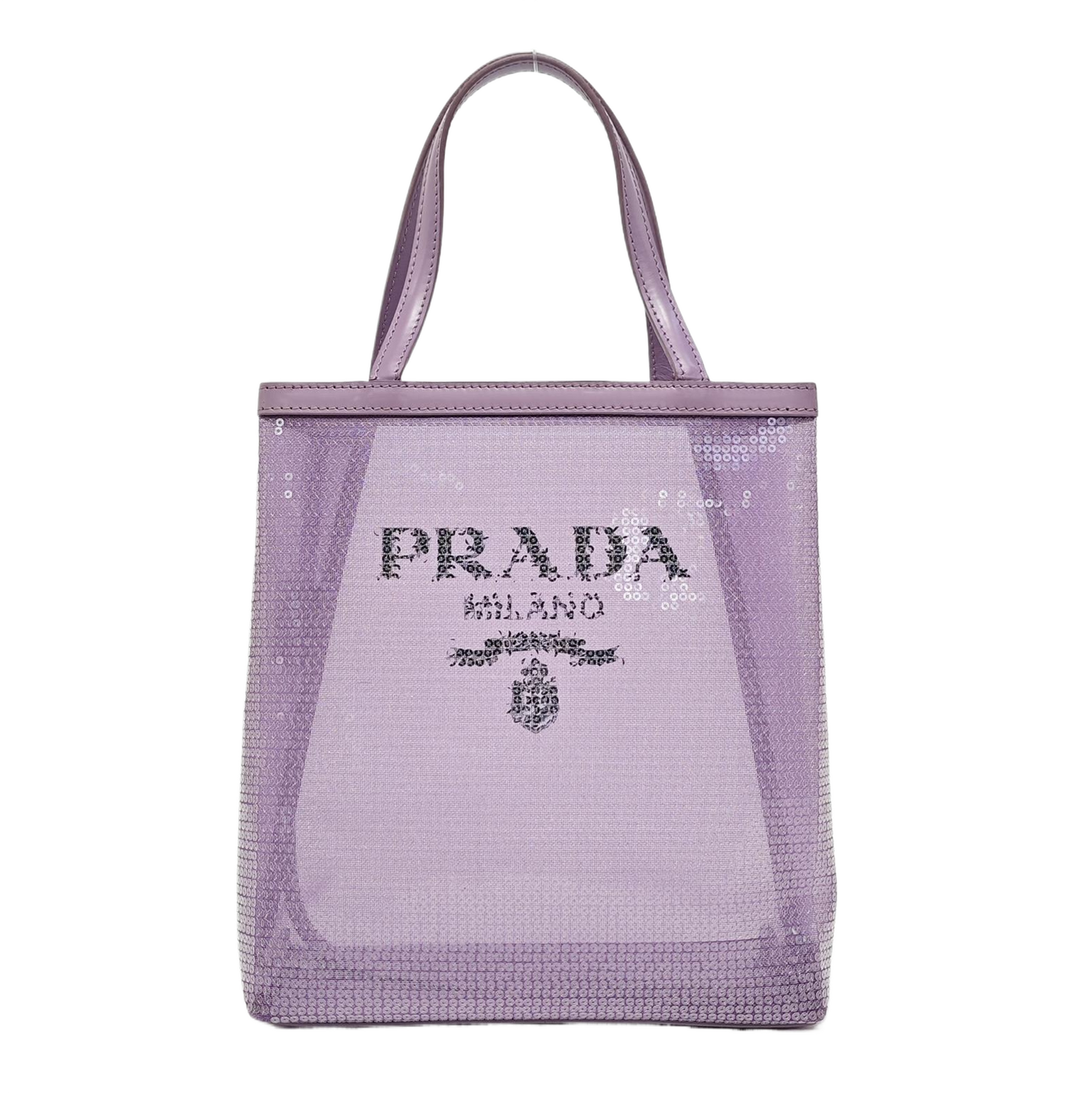 Special Material Tote Bag Purple