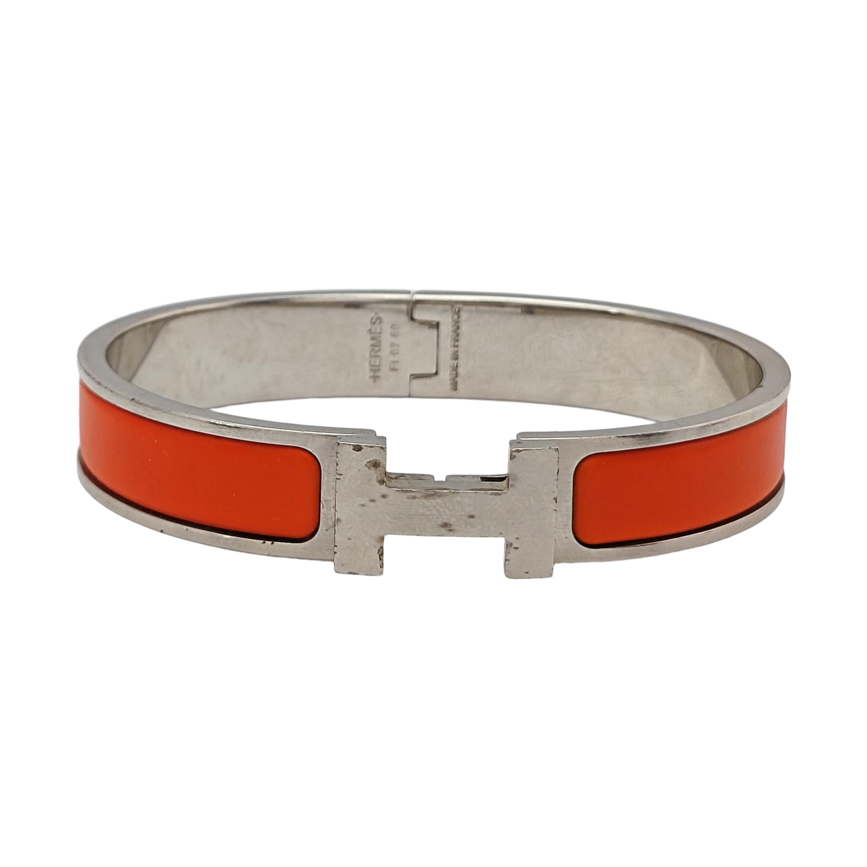 Clic Hh Metal Orange Bangle