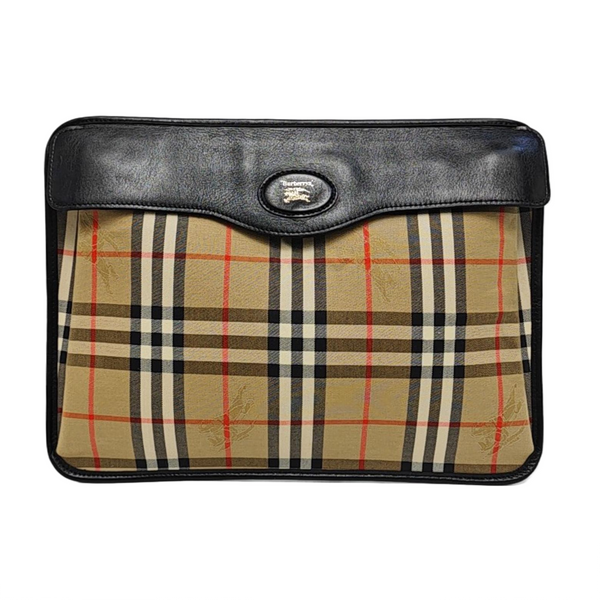 Canvas Clutch Beige