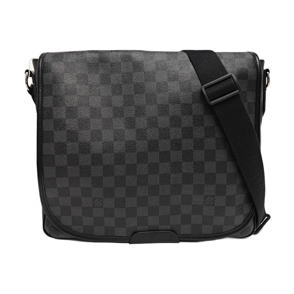 DANIEL Damier Graphite Coated Canvas Gray