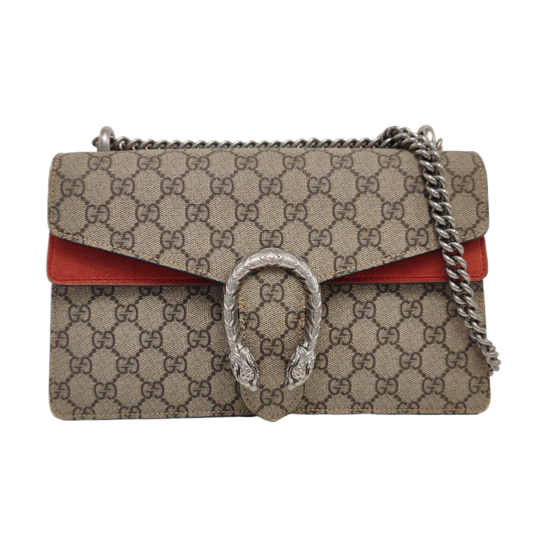 Authenticated pre-owned  Dionysus Small Monogram Coated Canvas Beige - Shoulder Bag at Looply