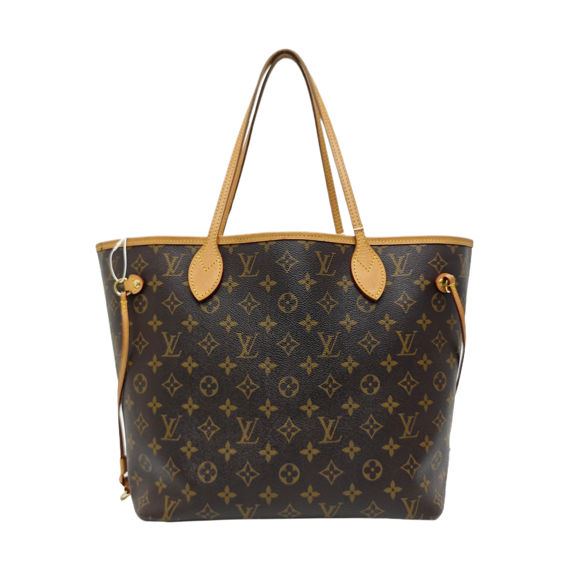 NEVERFULL MM Monogram Coated Canvas Brown