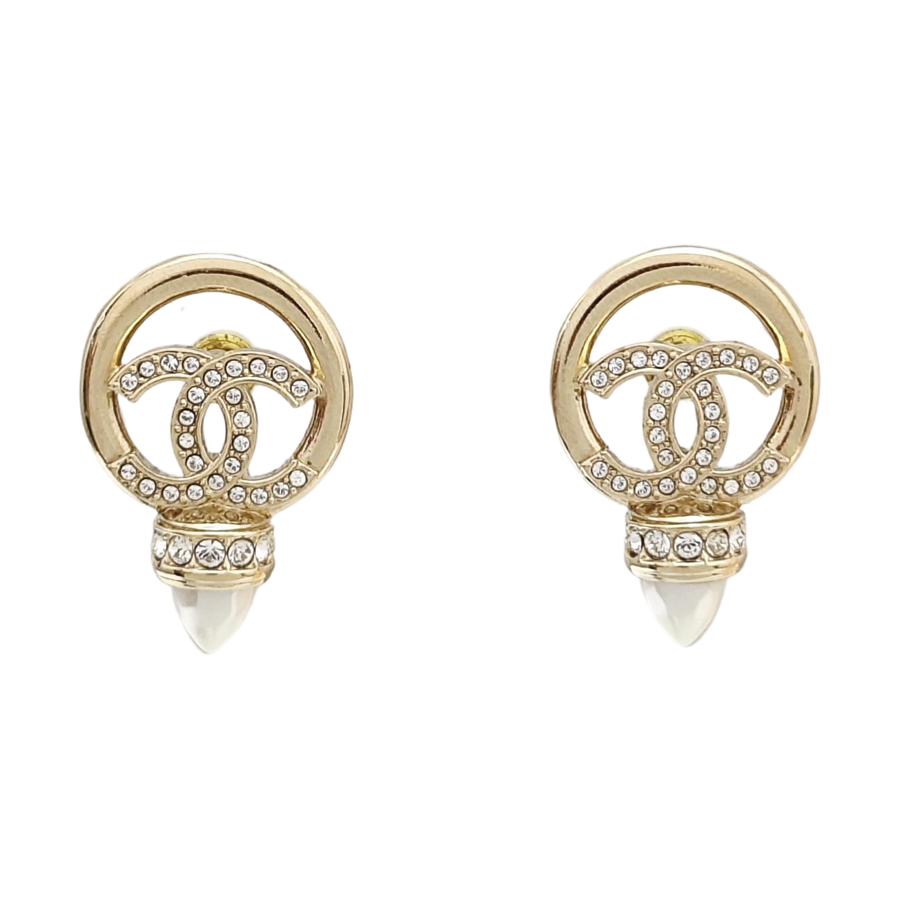 Metal Gold Stud Earrings