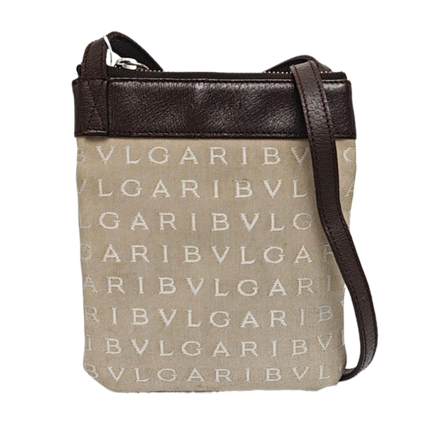 LOGO MANIA Canvas Brown