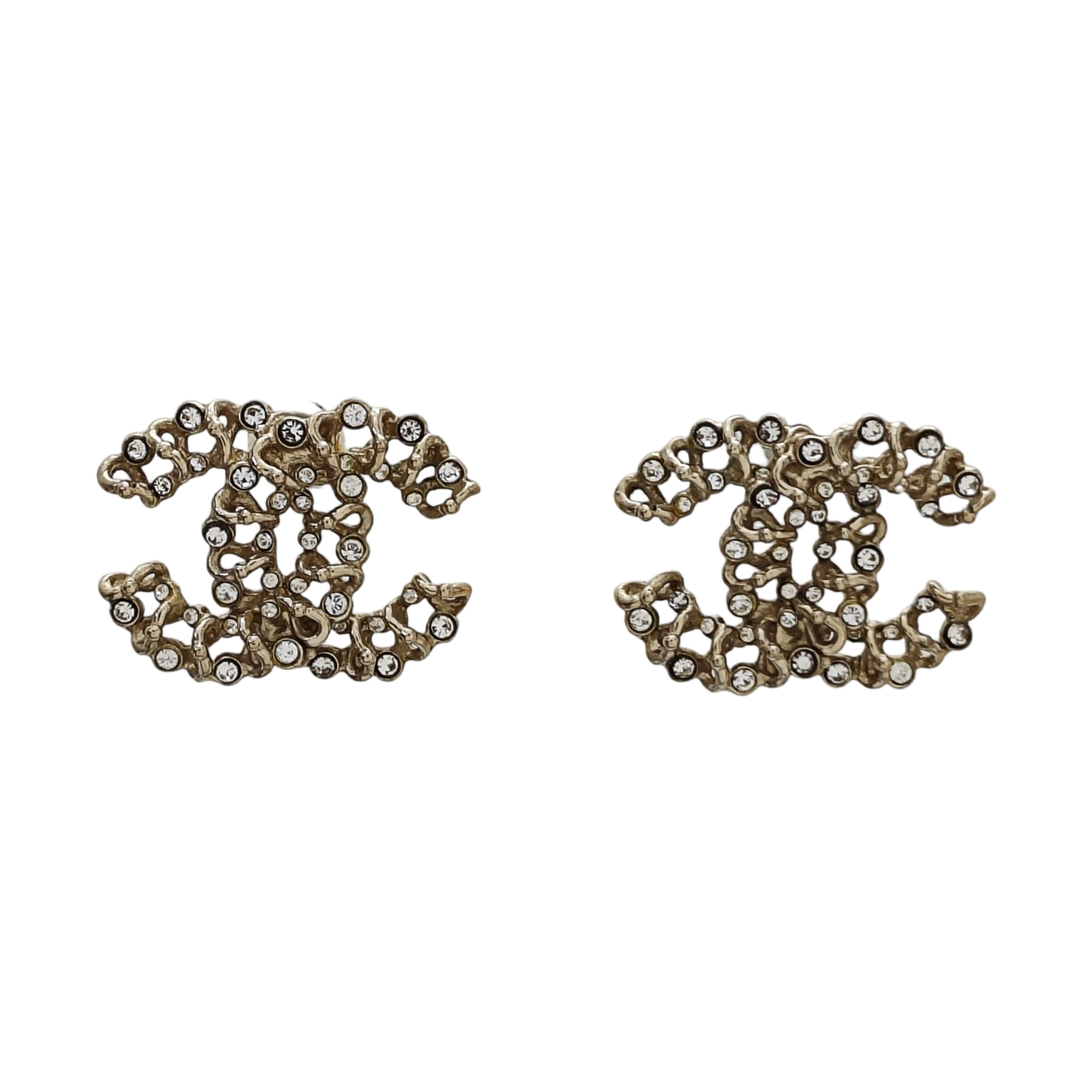 Metal Gold Stud Earrings