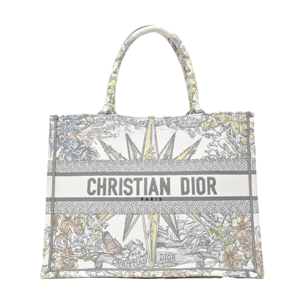 Book Tote Medium Fabric Gray