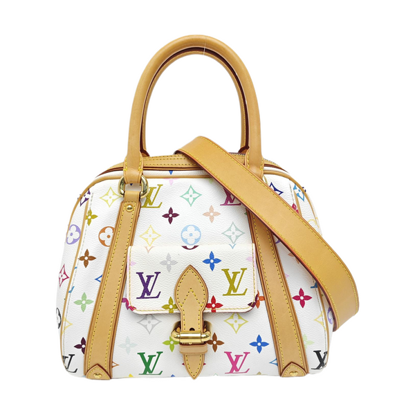 LV × TM PRISCILLA Monogram Coated Canvas White