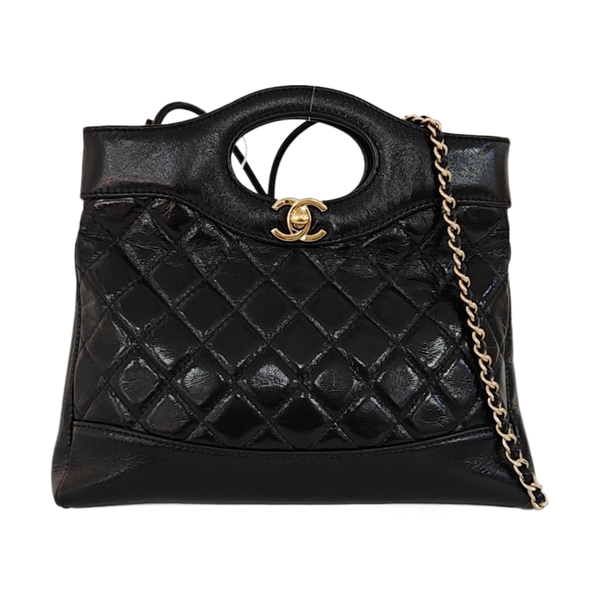 CHANEL 31 Mini Quilted Lambskin Black