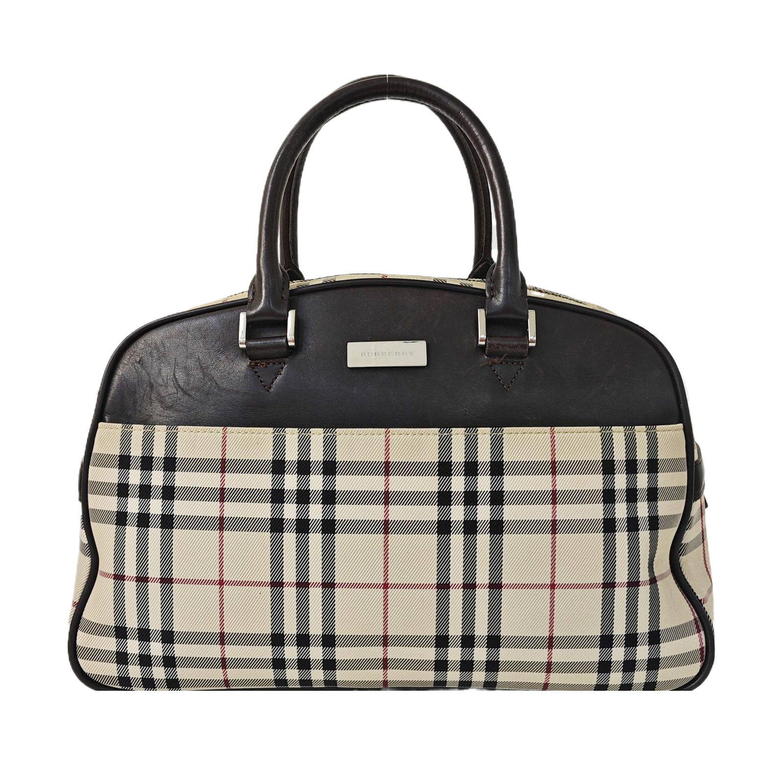Canvas Top Handle Bag Beige