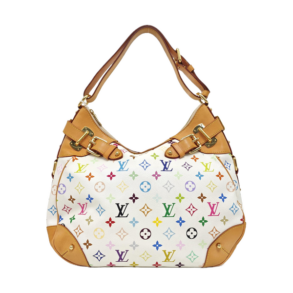 LV × TM GRETA Monogram Coated Canvas White