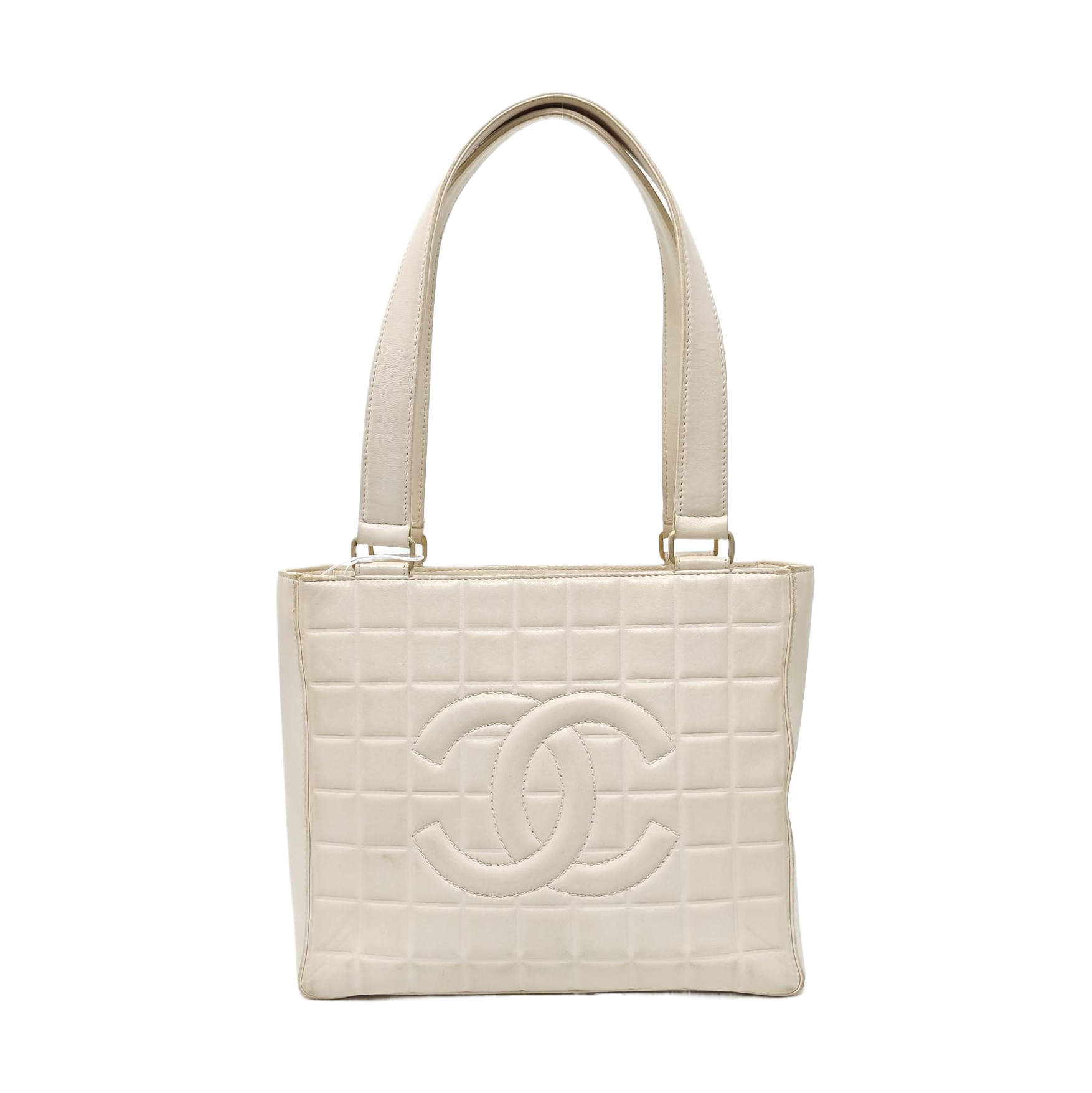CHOCOLATE BAR Lambskin White