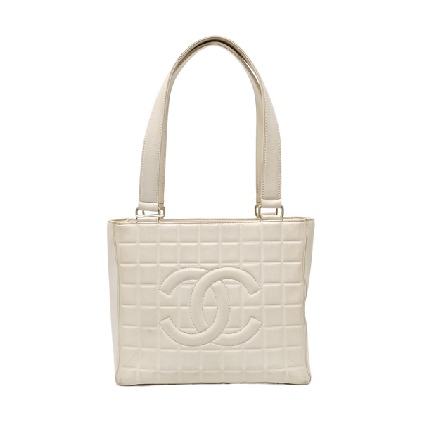 CHOCOLATE BAR Lambskin White