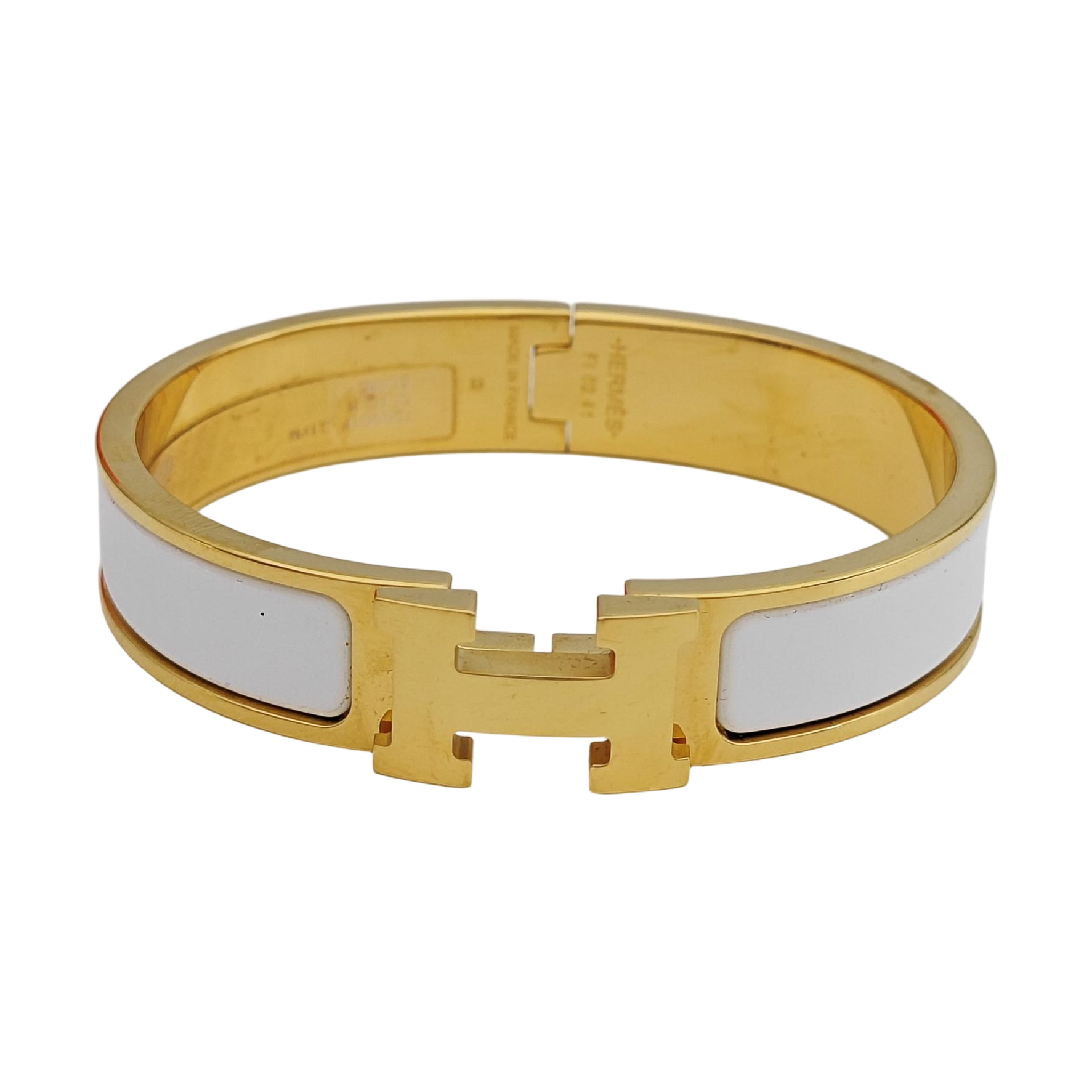 Clic H Metal Gold Bangle