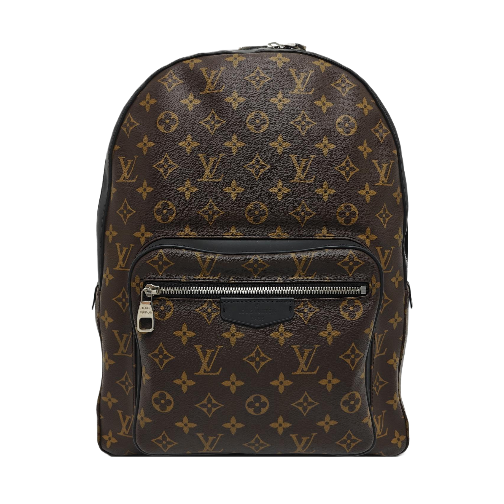 JOSH Monogram Coated Canvas Brown