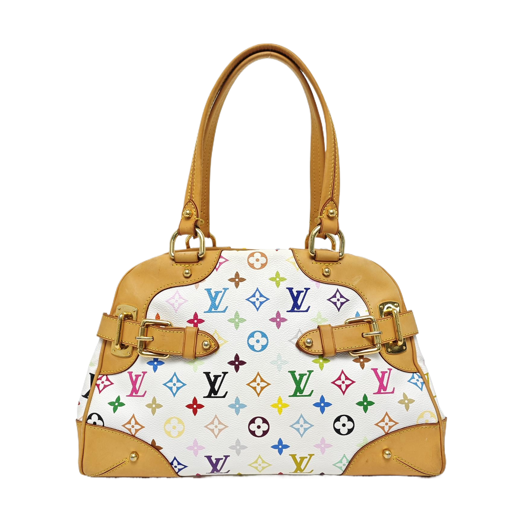 LV × TM CLAUDIA Monogram Coated Canvas White
