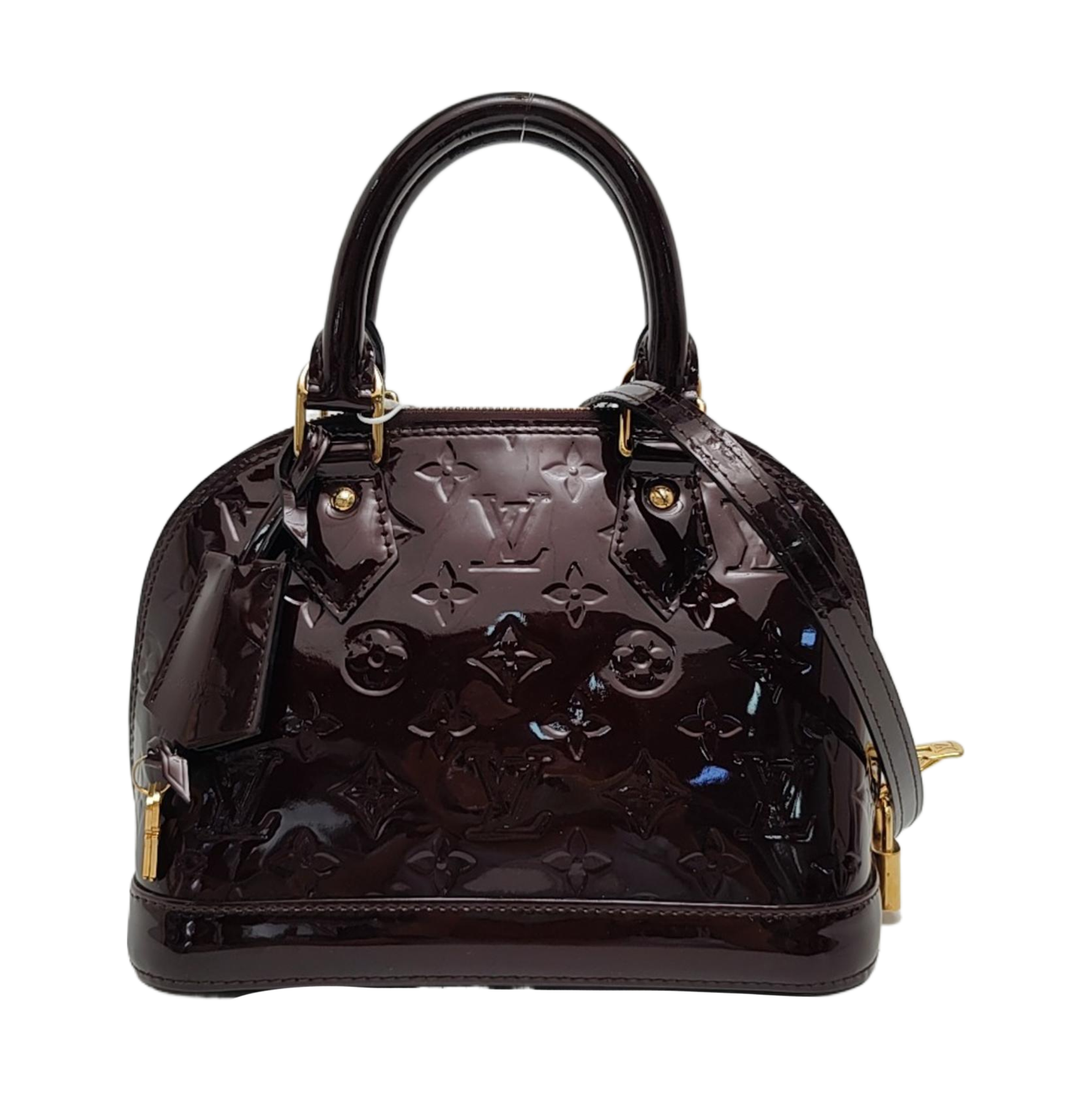 Authenticated pre-owned  ALMA BB Patent Leather Red - Crossbody Bag at Looply