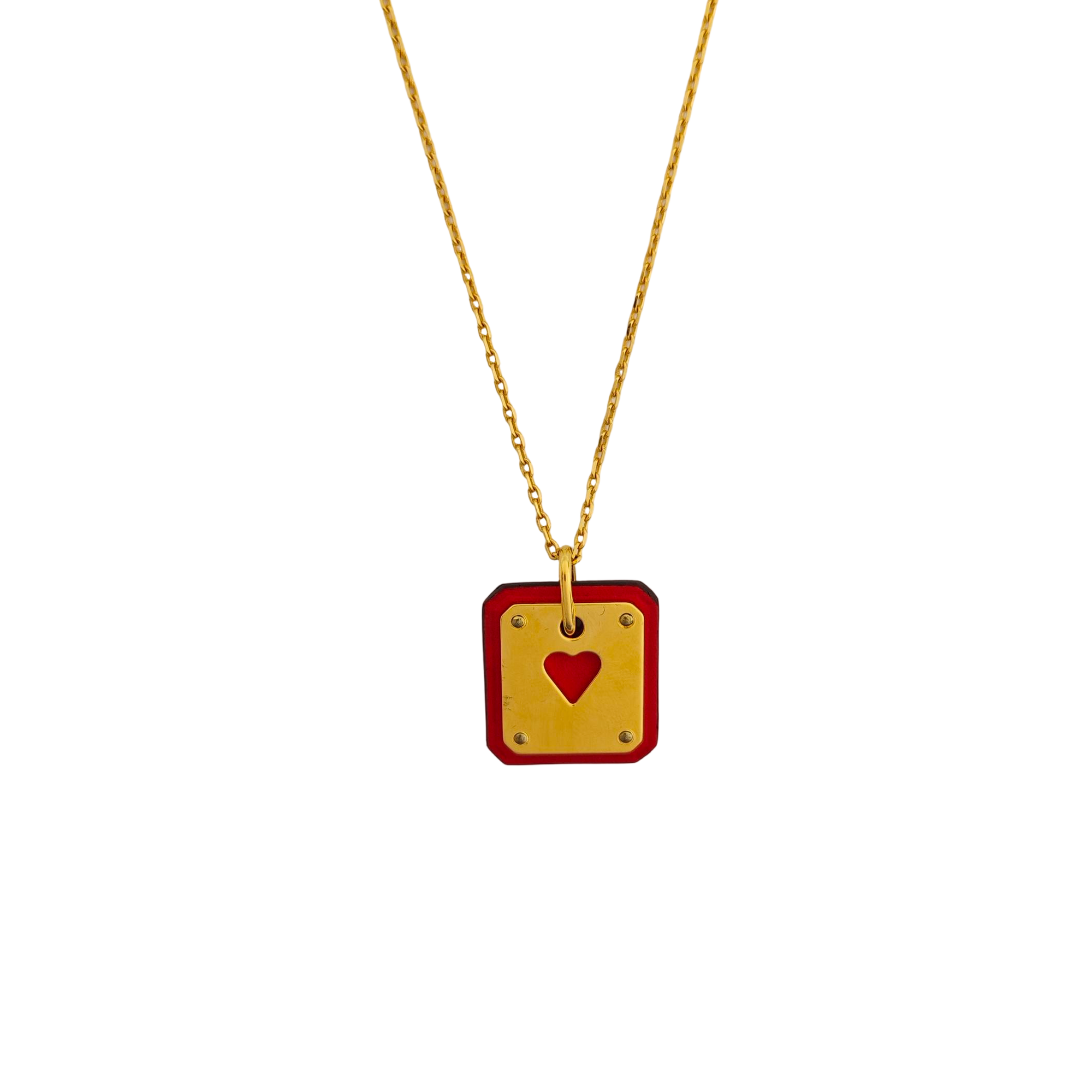 As De Coeur Metal Gold Necklace