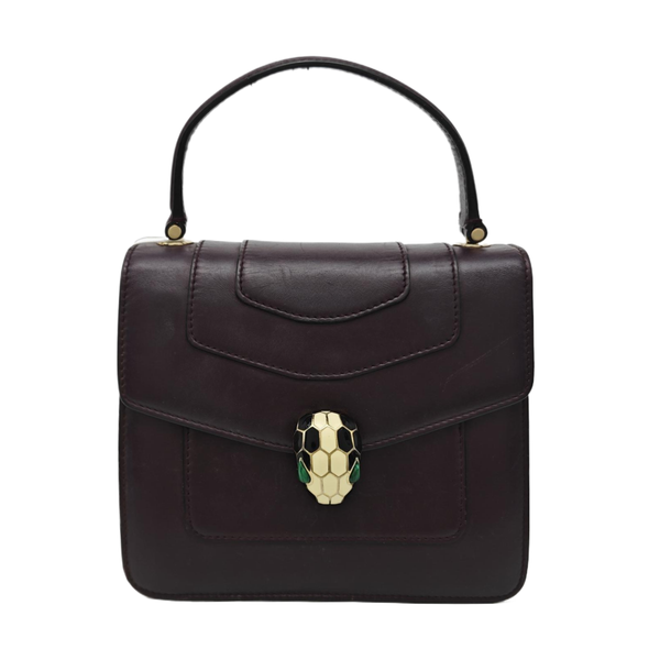 SERPENTI FOREVER Small Calfskin Red