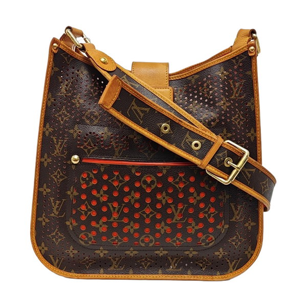 MUSETTE1 Monogram Coated Canvas Brown