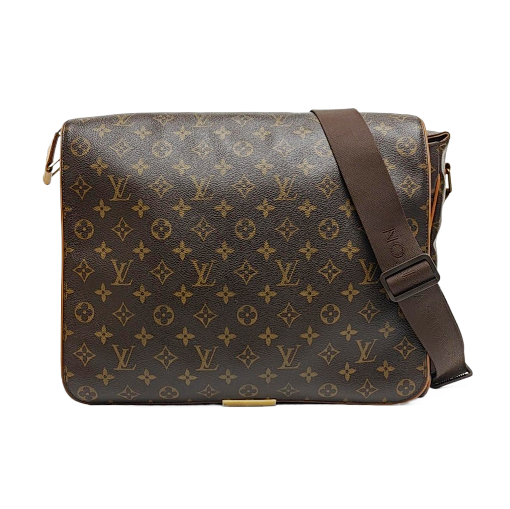 VALMY Monogram Coated Canvas Brown