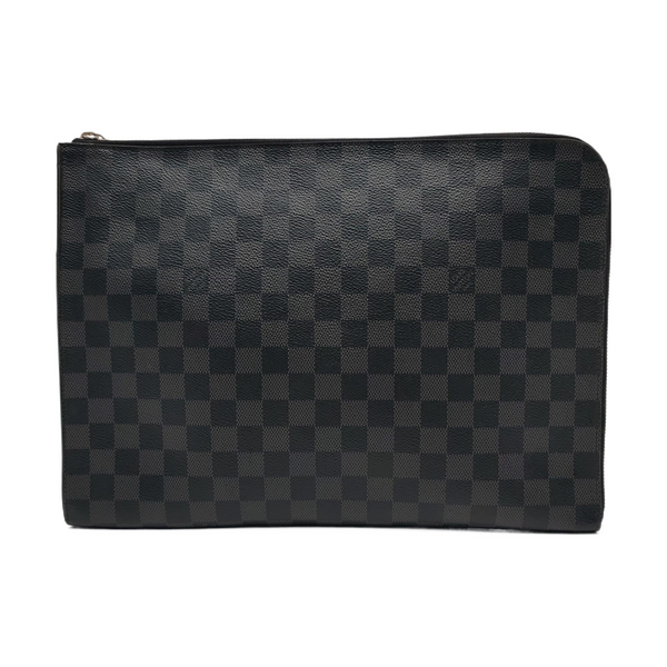 JOUR GM Damier Graphite Coated Canvas Gray