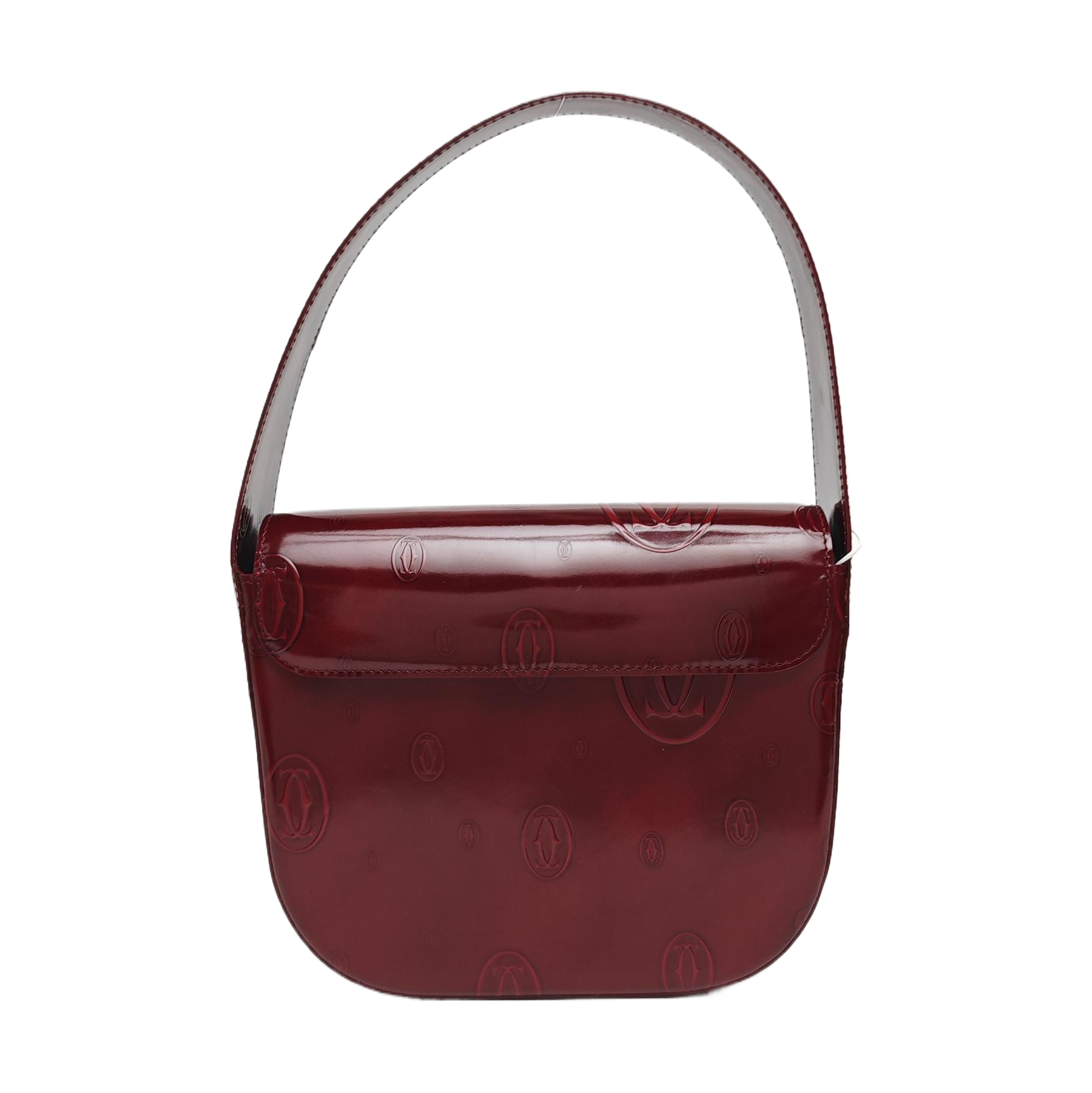 Calfskin Top Handle Bag Red