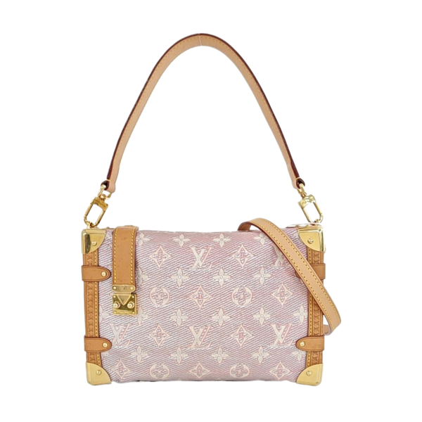 SIDE TRUNK Monogram Coated Canvas Pink