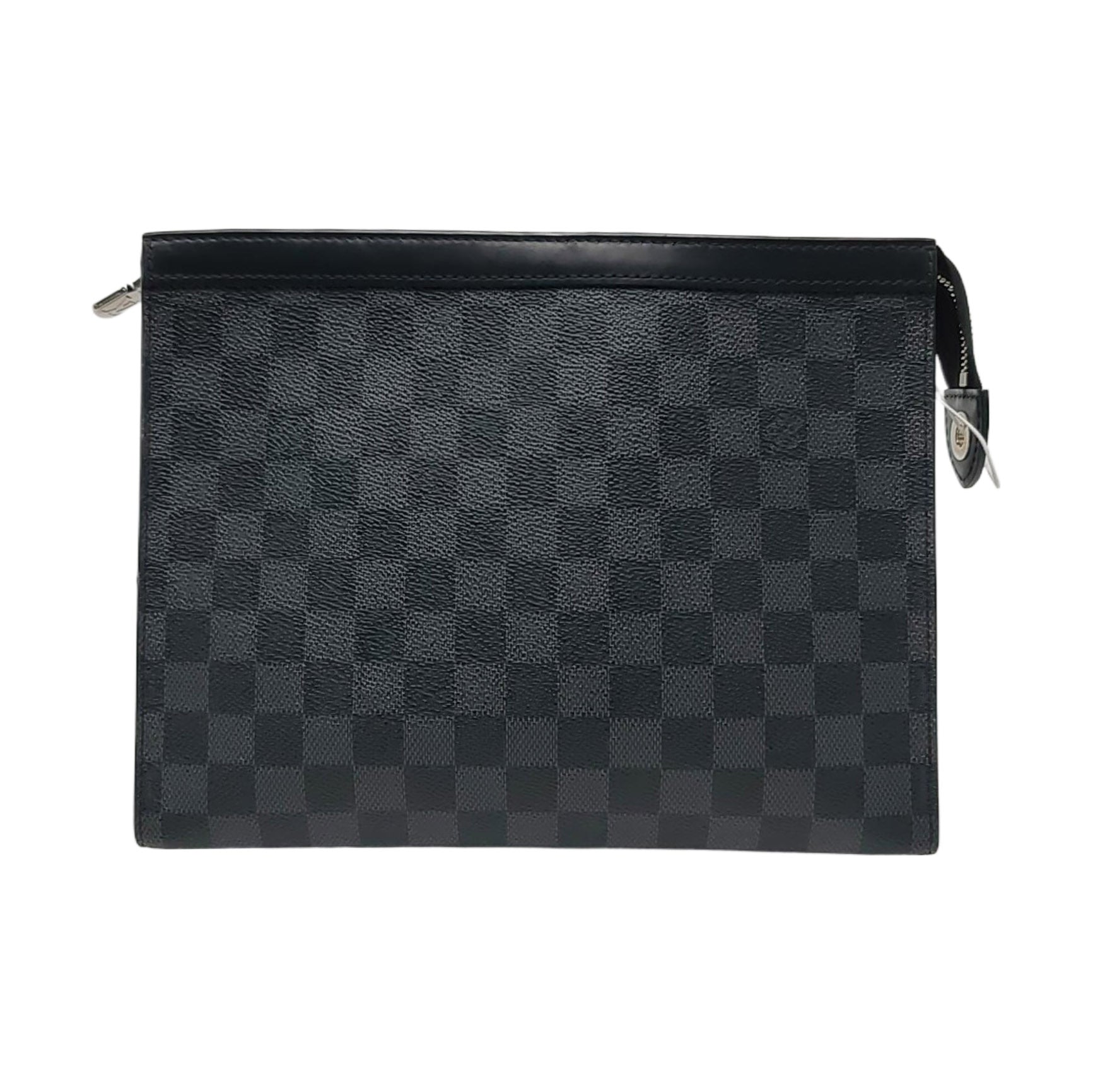 Pochette Voyag MM Damier Graphite Coated Canvas Gray